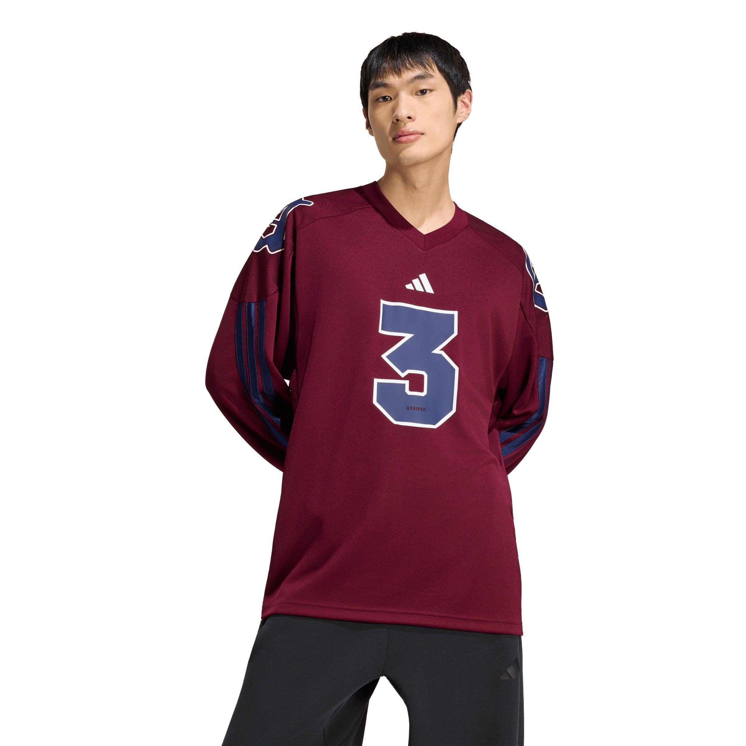 adidas Men's Stadium Jersey T-Shirt - Maroon - MAROON